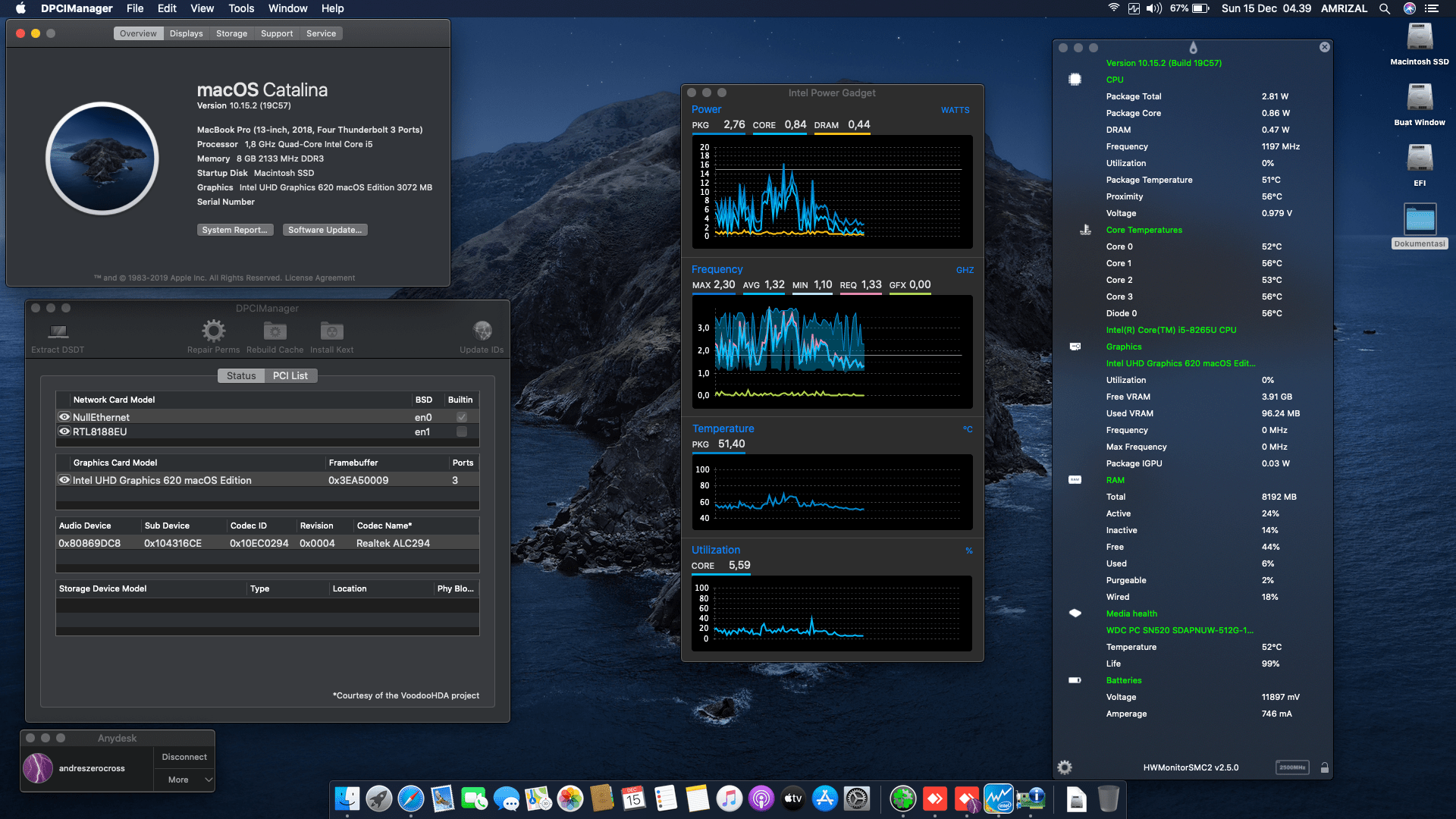 Asus Zenbook UX433FA [WhiskeyLake + Intel UHD 620 + I2C] 1